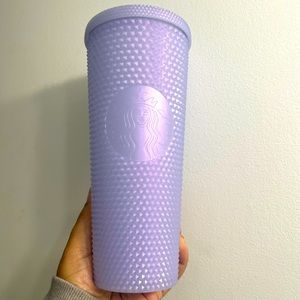Starbucks 2021 Holiday Icy lilac Bling Studded Cold Cup Tumbler 24oz